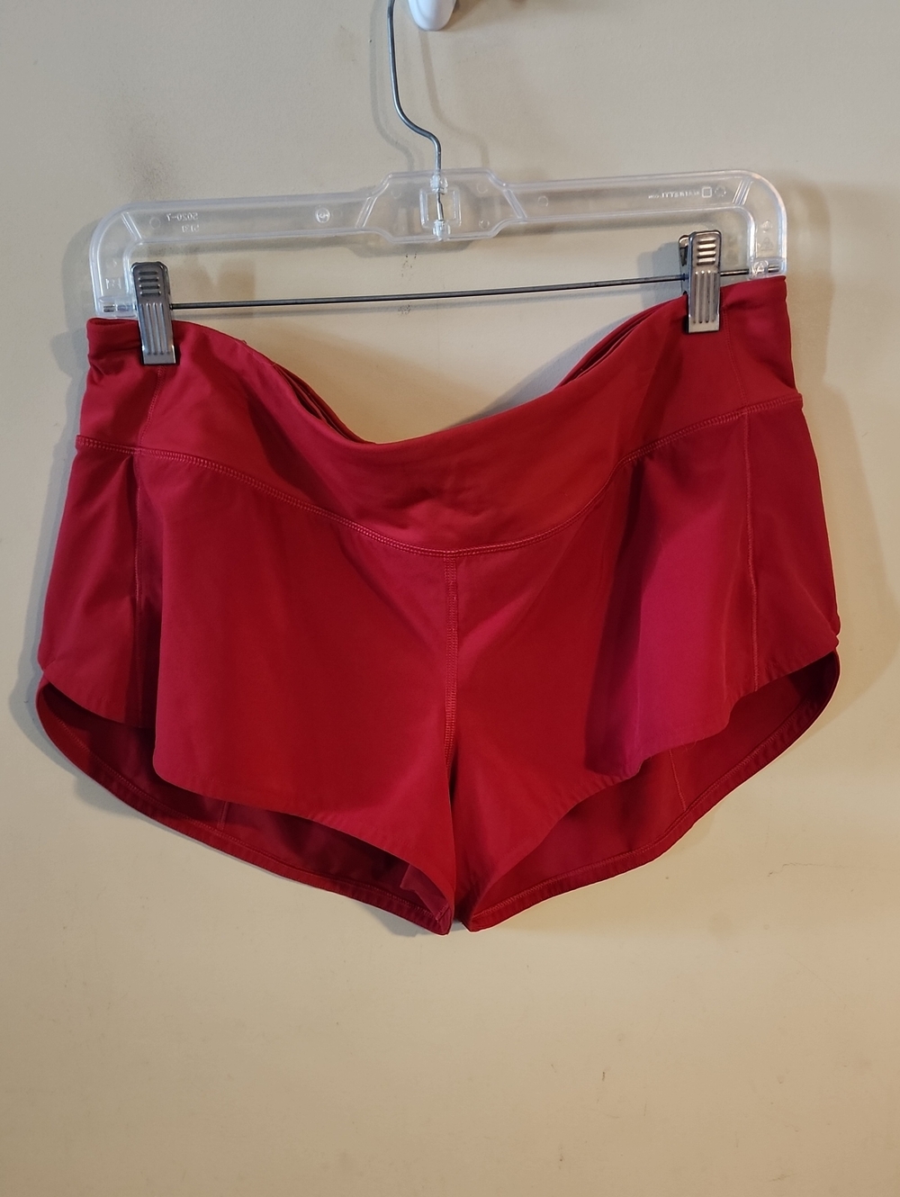 lululemon athletica Red Athletic Running Shorts